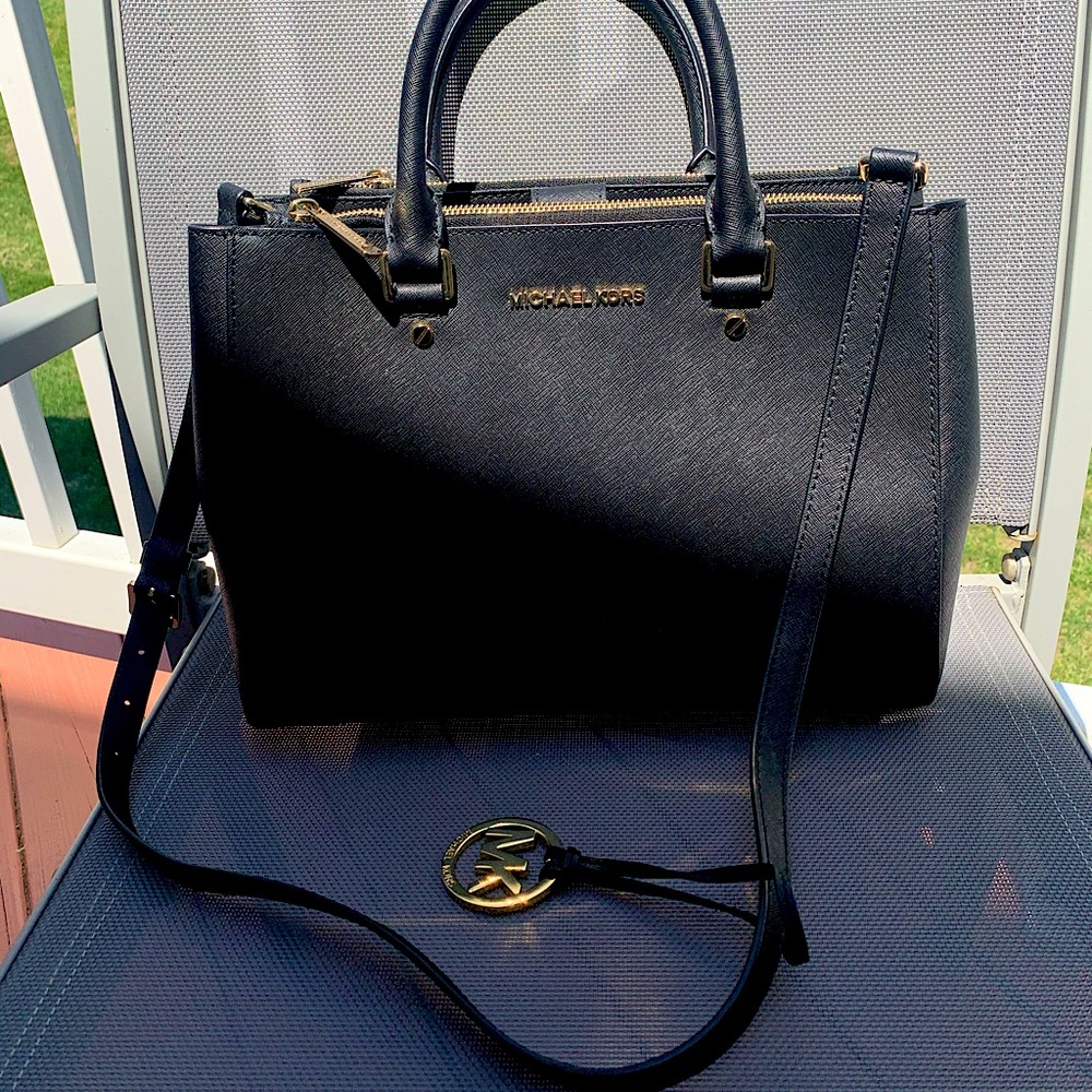 NWOT Michael Kors Black Saffiano Leather Bag
